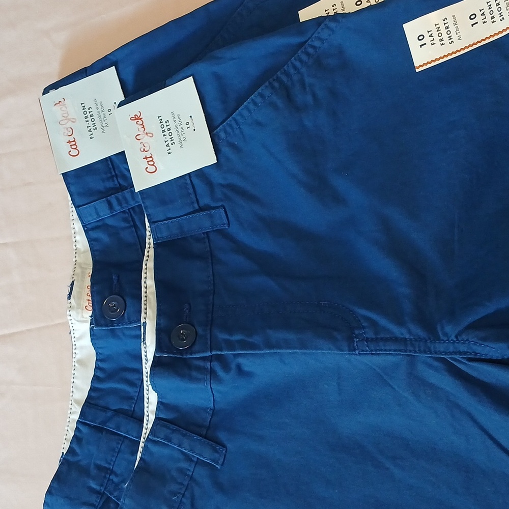 Cat & Jack Vibrant Blue Boys' Shorts (2) pairs - Picture 3 of 3